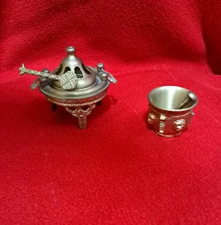 Lote 2 miniaturas bronce