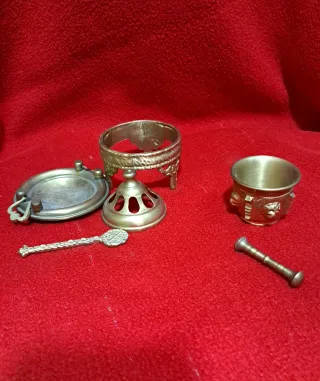 Lote 2 miniaturas bronce