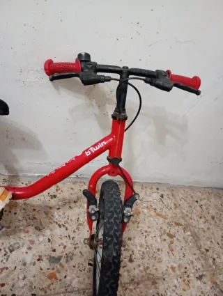Bicicleta per bambini 14 pollici rossa