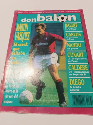 Don Balón 1990 Martín Vázquez Torino