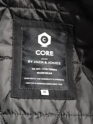 Anorak Chaquetón Negro Tres Cuartos