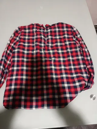 Camisa cuadros Zara Talla M