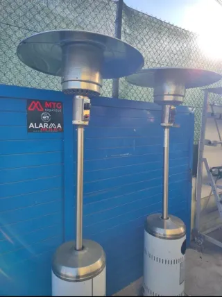 Alquiler estufas tipo seta