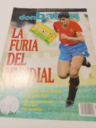 Don Balón Mundial Italia 90 Revista Fútbol