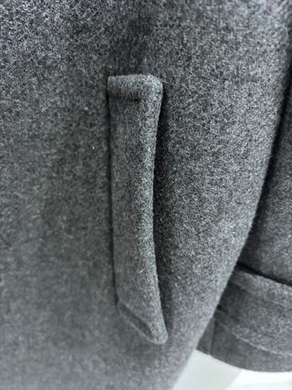 Abrigo Zara gris talla M