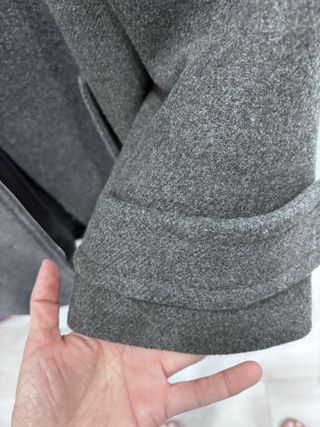 Abrigo Zara gris talla M