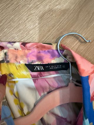 Top Zara Talla S Estampado Floral