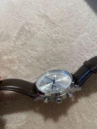 Reloj Boss Cuero Marrón y Plata