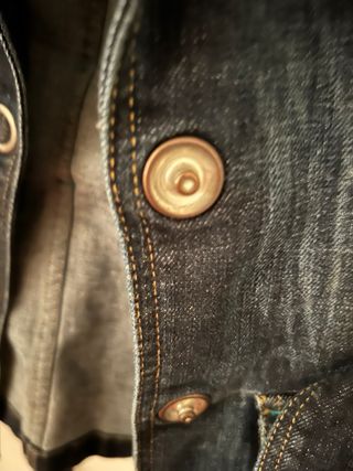 Chaqueta tejana azul