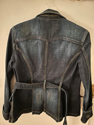 Chaqueta tejana azul