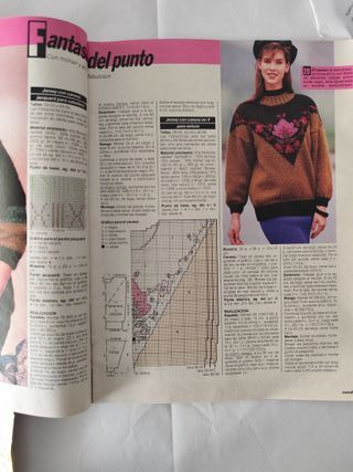 Revista Sandra para creación de prendas de punto.