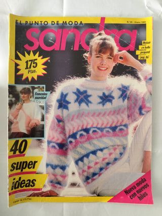 Revista Sandra para creación de prendas de punto.