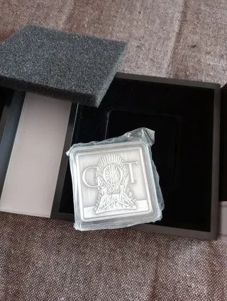 Onza medalla Plata El Trono de Hierro