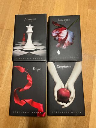 Libros Saga Crepúsculo tapa dura