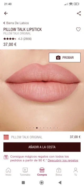 Charlotte Tilbury Pillow Talk Labial