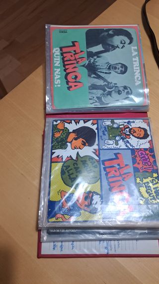 Álbum Vinil Vermell amb 19 Singles 70s