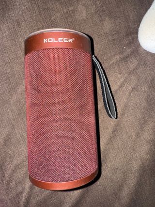 Altavoz KOLEER Inalambrico Marrón/Rojo