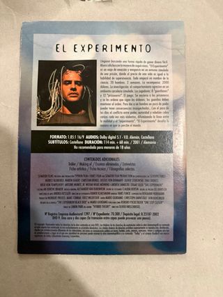 DVD El Experimento (Acción/Suspense)