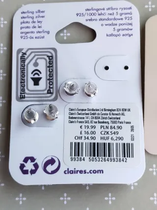 Pendientes par 2€