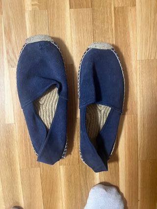 Alpargatas azules