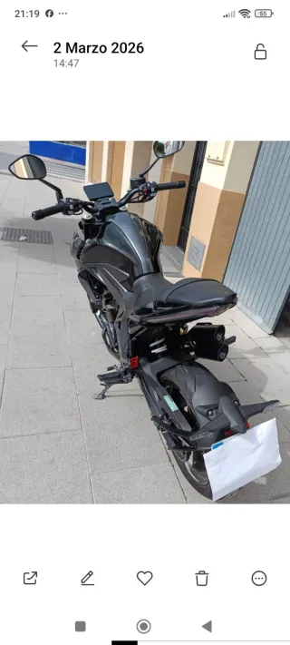 Zontes 350 R . Moto apta para el carnet A2 con lim