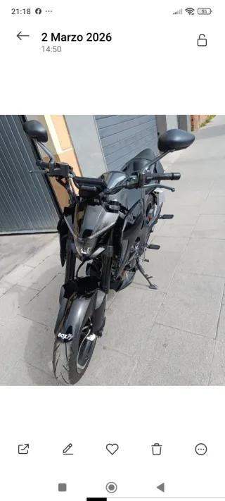 Zontes 350 R . Moto apta para el carnet A2 con lim