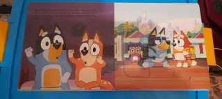 Bluey. Libro juguete - Superlibro puzzle. 4 puz...