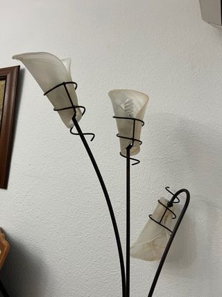 Lámpara de pie 3 bombillas