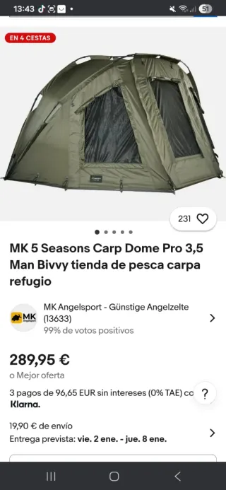 Biwy Dome Pro 3-3.5 personas