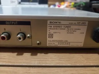 Radio Sony ST-JX5 Plata Vintage MADE IN JAPAN