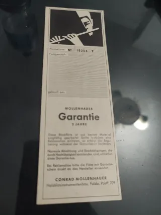 Flauta dulce Mollenhauer coleccionista