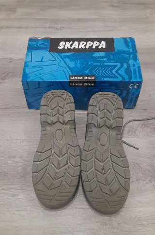 Zapatos de seguridad Skarppa azules y grises
