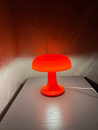 Lampada Fungo Vintage Arancione/Rosso