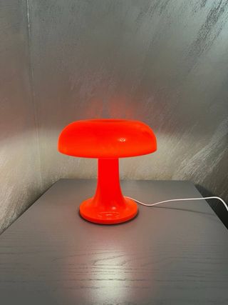 Lampada Fungo Vintage Arancione/Rosso