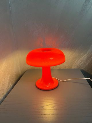 Lampada Fungo Vintage Arancione/Rosso