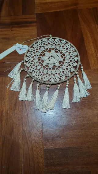 Dreamcatcher uncinetto beige