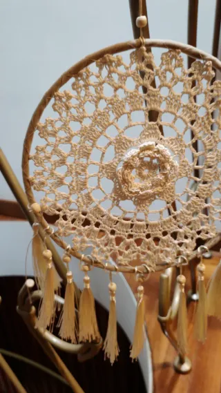 Dreamcatcher uncinetto beige