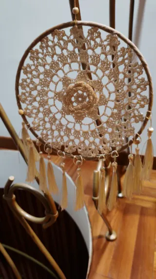 Dreamcatcher uncinetto beige