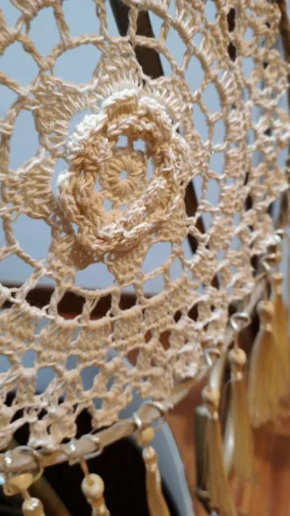 Dreamcatcher uncinetto beige