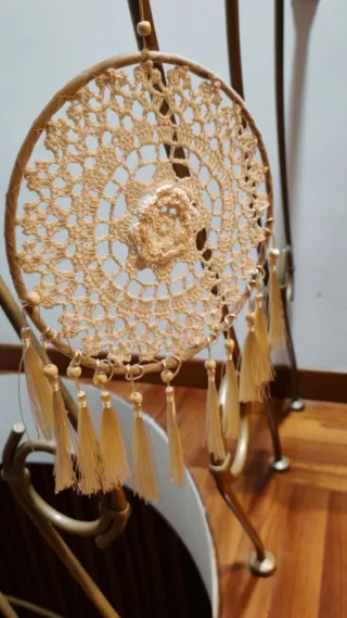 Dreamcatcher uncinetto beige