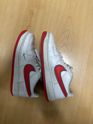 Zapatillas Nike Air Force 1 Blancas Rojas