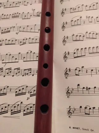 Flauta whistle de madera en Re