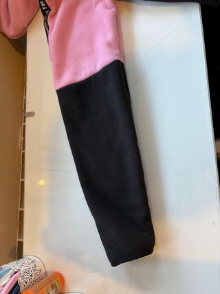 Chaqueta Tenth rosa y negra talla 16