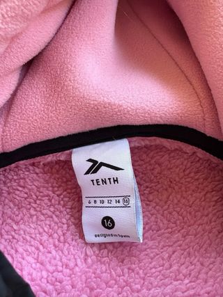 Chaqueta Tenth rosa y negra talla 16