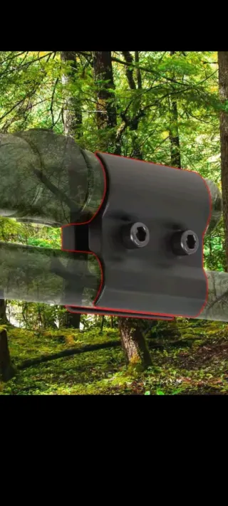 Soporte Linterna Caza para acople en cañón o visor