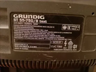 Televisión Grundig Negra