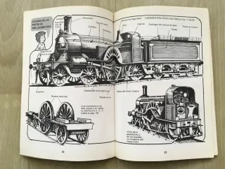Libro de los ferrocarriles antiguo