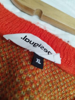 Jersey Desigual Cuadros Multicolor Mujer