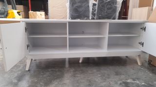 Mueble TV Blanco Madera
