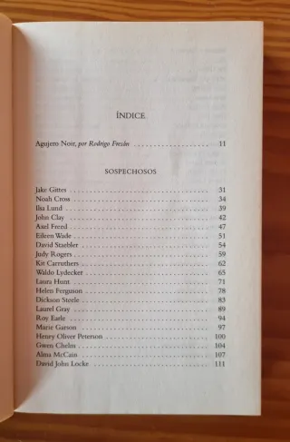 Libro: Sospechosos - David Thomson